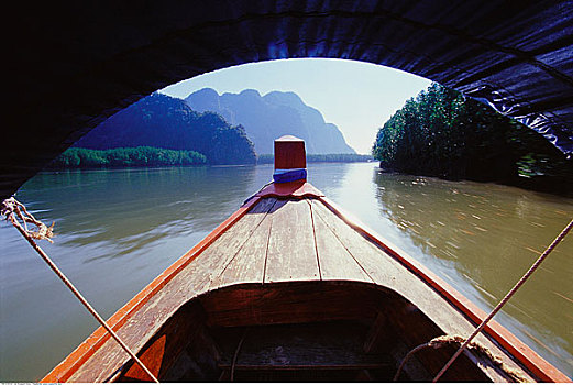 长尾船,甲米,泰国