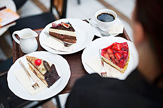蛋糕,咖啡,托斯卡纳,德累斯顿