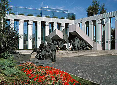 波兰,华沙,纪念建筑
