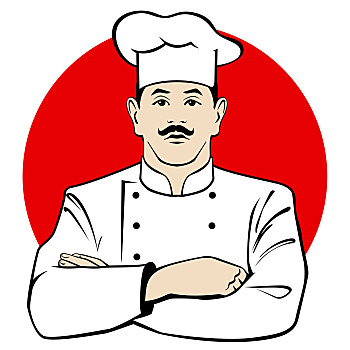 帅气厨师头像 动漫图片