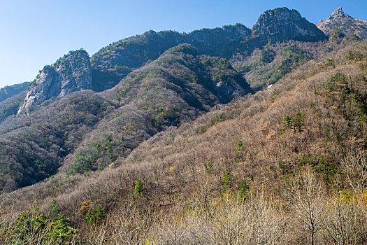 秦岭山秋景