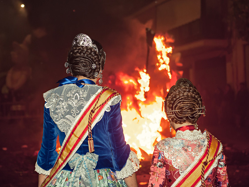 瓦伦西亚火祭节图片