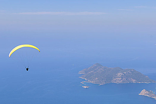 土耳其,滑伞运动,山