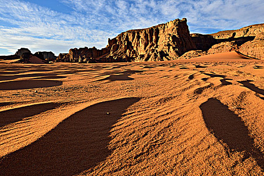 石头,塔,沙丘,区域,国家公园,世界遗产,撒哈拉沙漠,阿尔及利亚,非洲