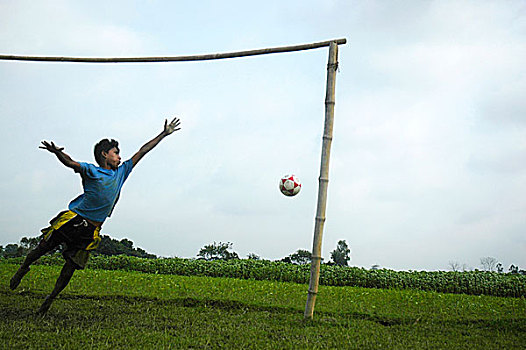 守门员,球,孟加拉,六月,2007年