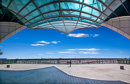 寧波市慈溪市杭州灣跨海大橋,海天一洲,島海中平臺