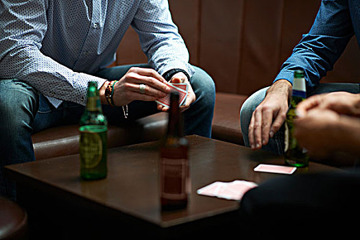三个男人,纸牌,传统,英国,酒吧