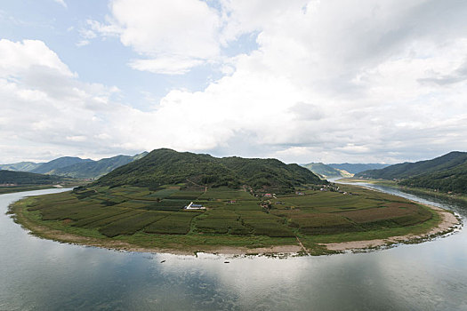 浑江大转弯风景