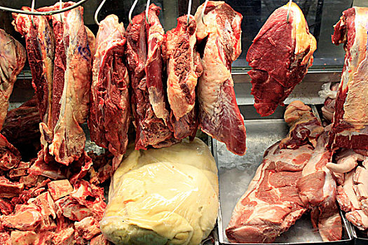 肉,出售,市场,草原,大,南马托格罗索州,巴西