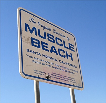 肌肉海滩,圣莫尼卡,威尼斯海滩