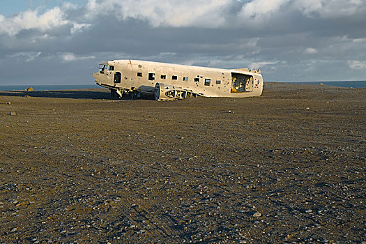 飞机,残骸,冰岛