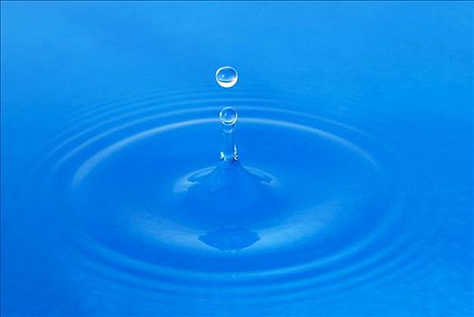 水滴,蓝色