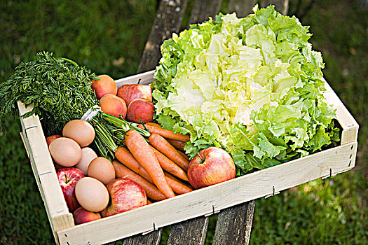 板条箱,蔬菜