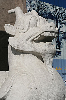 上海博物馆石狮