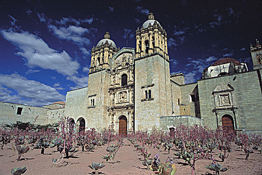 北美,墨西哥,瓦哈卡,圣多明哥教堂
