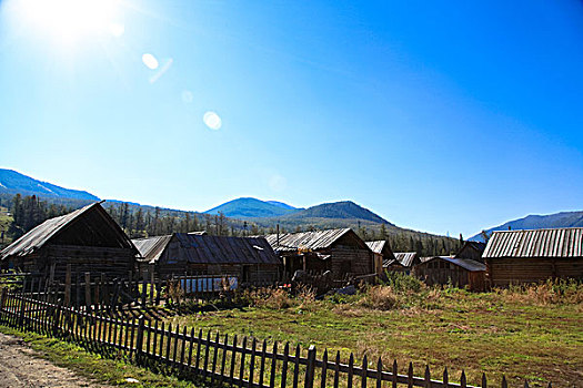 新疆喀纳斯景区喀纳斯村