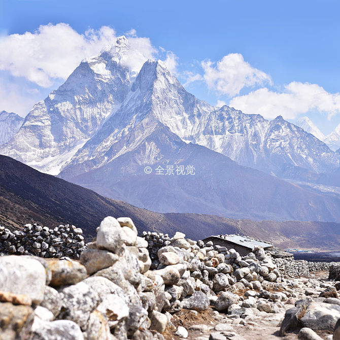 攀升_喜馬拉雅山_尼泊爾_高清圖片_全景視覺