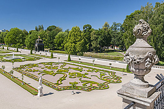 花园,宫殿,波兰,凡尔赛宫,北方