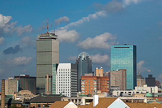 市区,波士顿,山,马萨诸塞,美国,十月,2007年