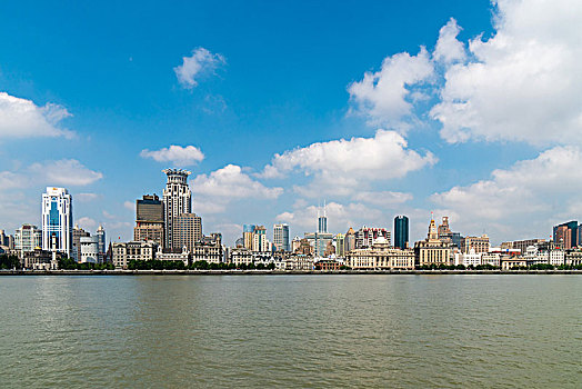 上海南外滩城市天际线