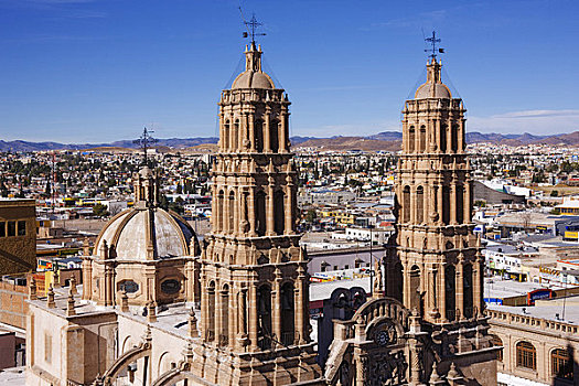 城市教堂,教堂,神圣,十字架,圣母,奇瓦瓦,墨西哥