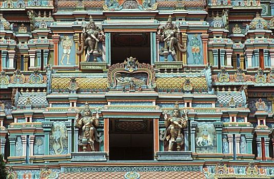 泰米尔纳德邦,南,庙宇,楼塔