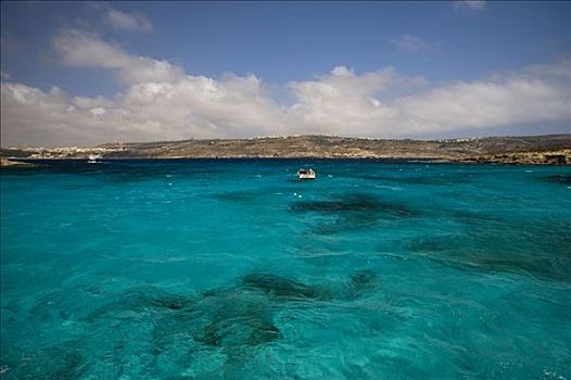蓝色泻湖,风景,岛屿,马耳他,欧洲