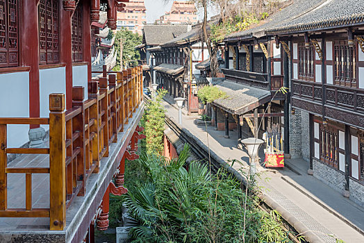 成都文殊院一景