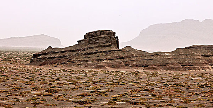 伽师县西克尔大峡谷,勒亚依力塔格山化石沟