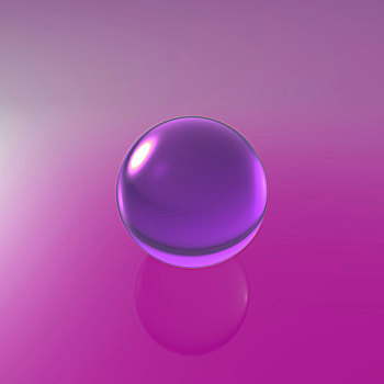 玻璃,紫色,球