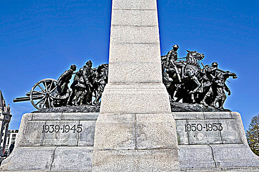 国家,战争纪念碑,渥太华,安大略省,加拿大
