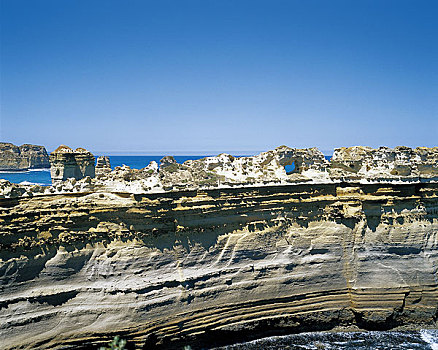 澳大利亚墨尔本大洋路礁石景观