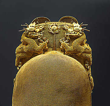 金色,皇冠,博物馆,北京,中国