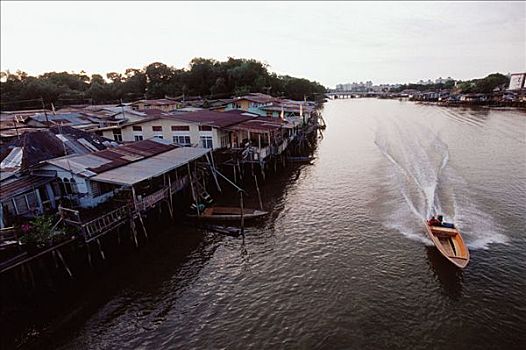 文莱,婆罗洲,船,速度,河