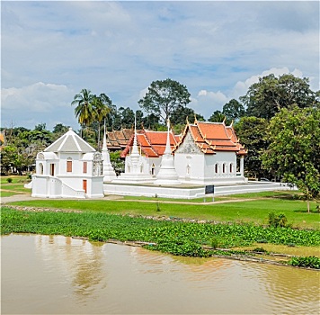 古老,泰国,庙宇,寺院