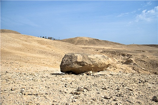 风景,沙漠,石头,靠近,埃及