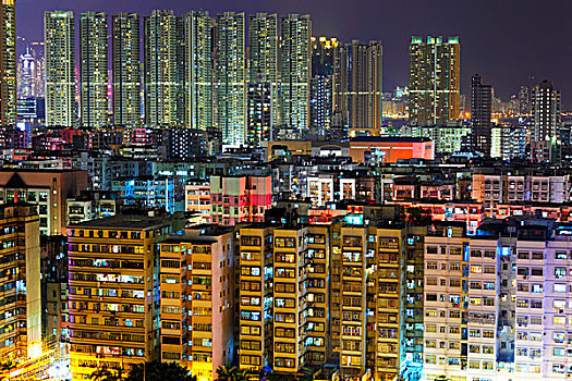 香港,城市,夜晚