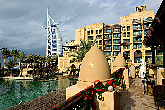阿联酋,迪拜,帆船酒店,胜地,酒店
