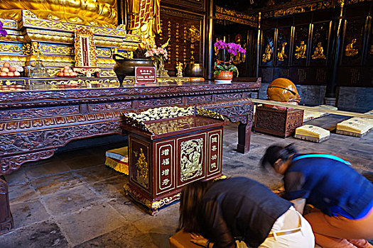 西安大雁塔景区大慈恩寺大雄宝殿