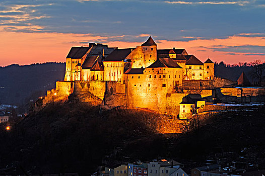 城堡,上巴伐利亚,德国,欧洲