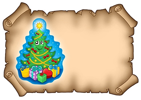 羊皮纸,圣诞树