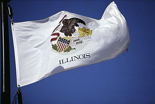 伊利诺斯,旗帜,美国