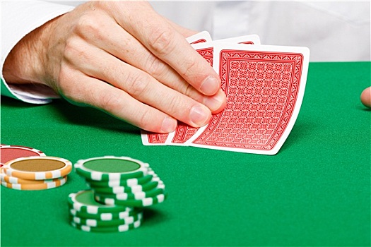 男人,纸牌,赌桌