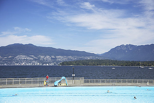 游泳池,温哥华,不列颠哥伦比亚省,加拿大