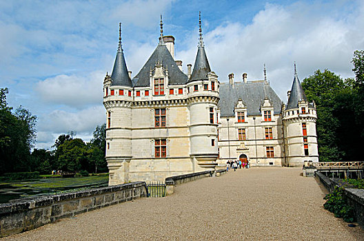 安杰雷城堡,城堡,建造,文艺复兴,风格,卢瓦尔河谷,卢瓦尔河,省,法国,欧洲