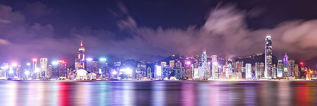 香港维多利亚港夜景