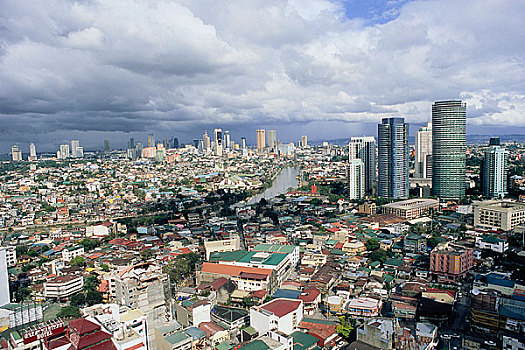 城市天际线,马尼拉,菲律宾
