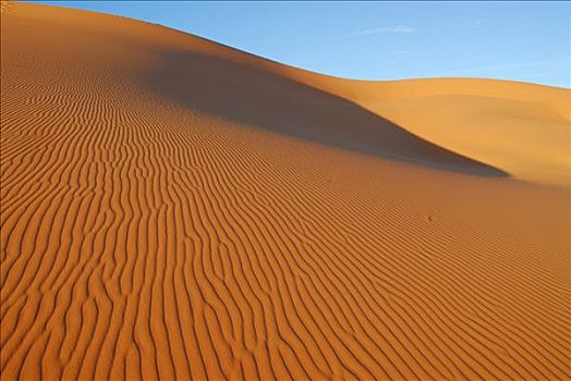沙丘,沙漠,利比亚