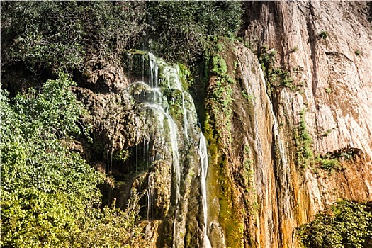 瀑布,靠近,阿加迪尔,摩洛哥