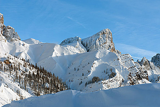 高山,场景,白云岩,意大利北部